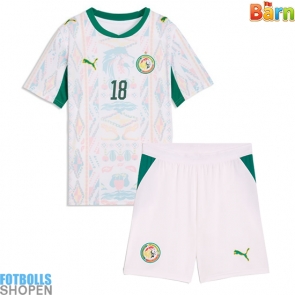 Billiga Senegal Ismaila Sarr #18 Hemmatröja Barn VM 2026 Kortärmad (+ Korta byxor)